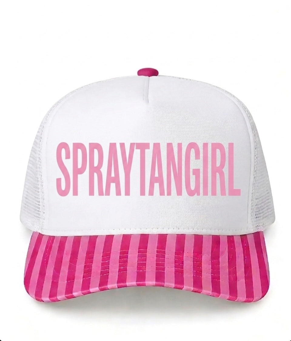 SPRAYTANGIRL snap back! PINK